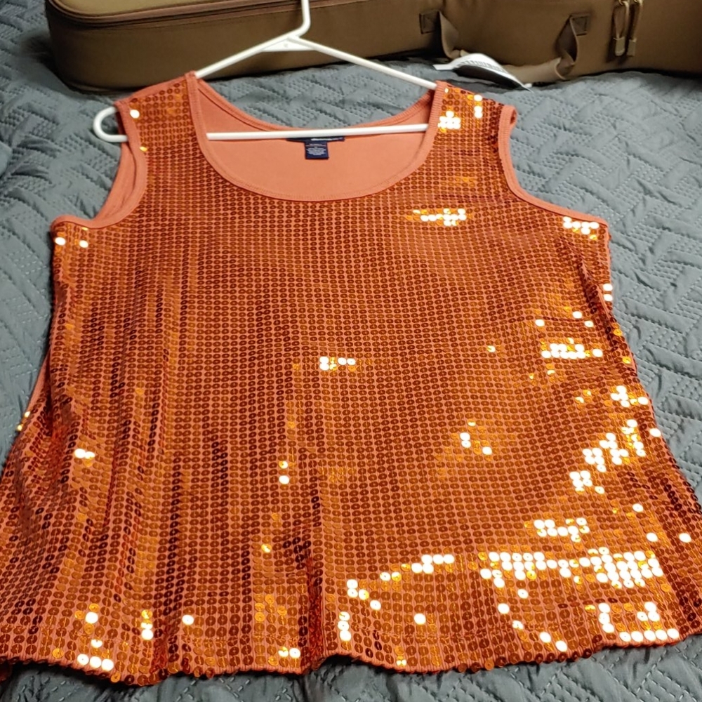Denim 24/7 Sequin Top